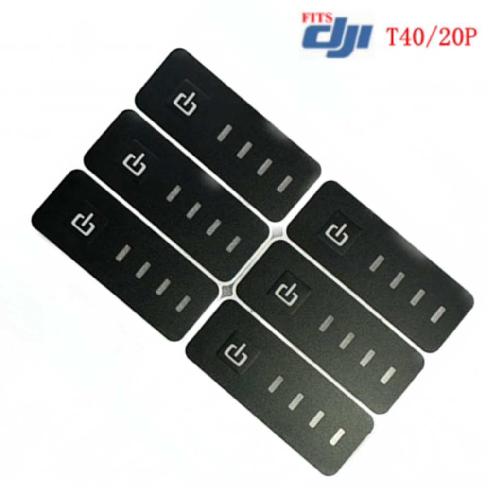Original DJI T20 T16 protección de cultivos agrícolas accesorios de mantenimiento de drones pegatina de botón de visualización de nivel de batería