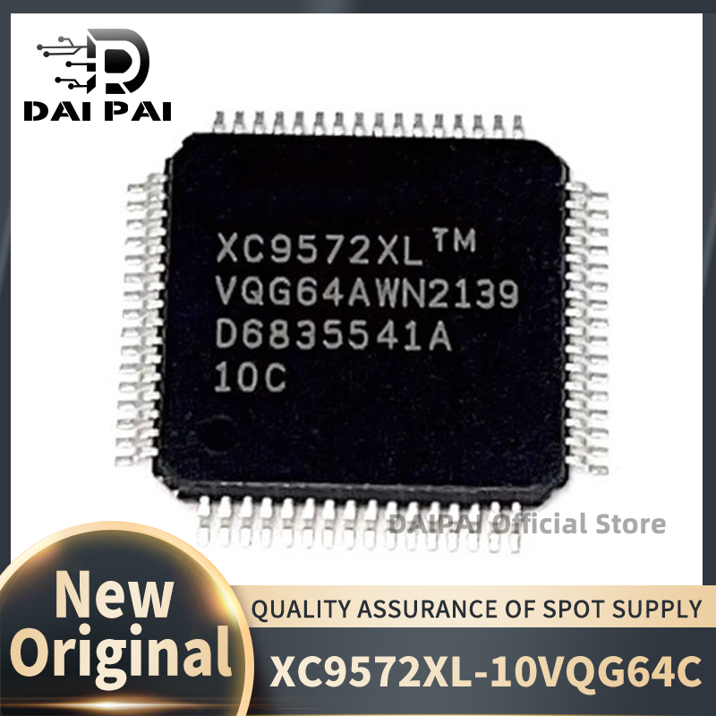 (10 Pz/lotto) 100% Nuovo originale XC9572XL-10VQG64C XC9572XL-VQG64 XC9572XL-10VQ64C XC9572XL 10VQG64C TQFP64 Chipset