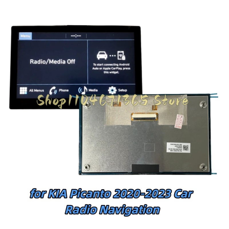 ADB11G6EP 96160G6520ASB 96160G6840ASB Ekran dotykowy LCD do radia samochodowego z nawigacją KIA Picanto 2020 2021 2022 2023