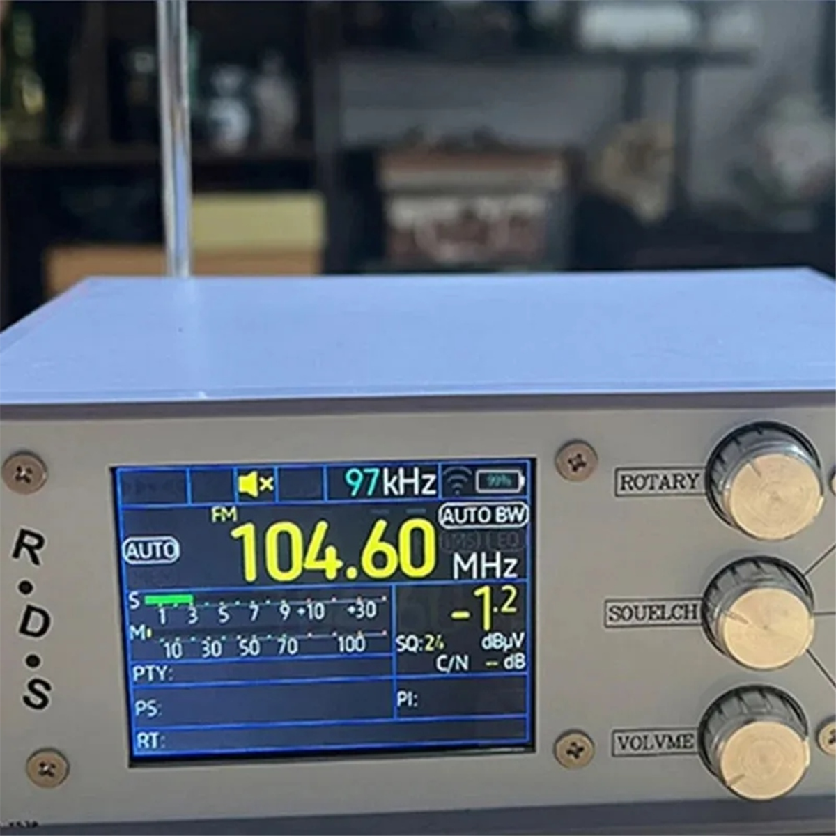 Новое настольное синее настольное радио TEF6686 для DSP RDS AM FM SW полнодиапазонное радио с одним громкоговорителем