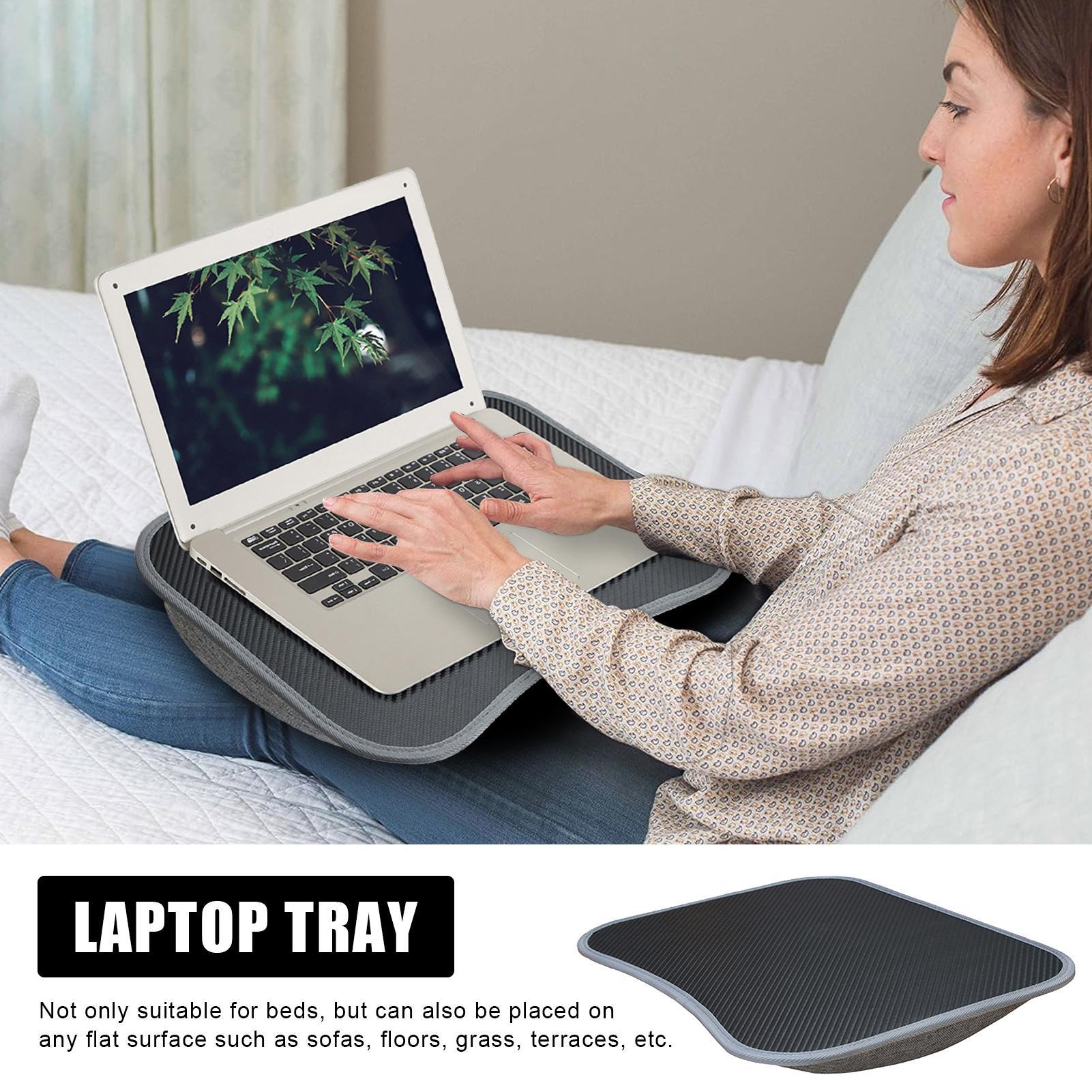 Mesa para Laptop com Almofada Macia, Mesa Multifuncional para Laptop, Pequena Mesa com Almofada para Casa e Escritório