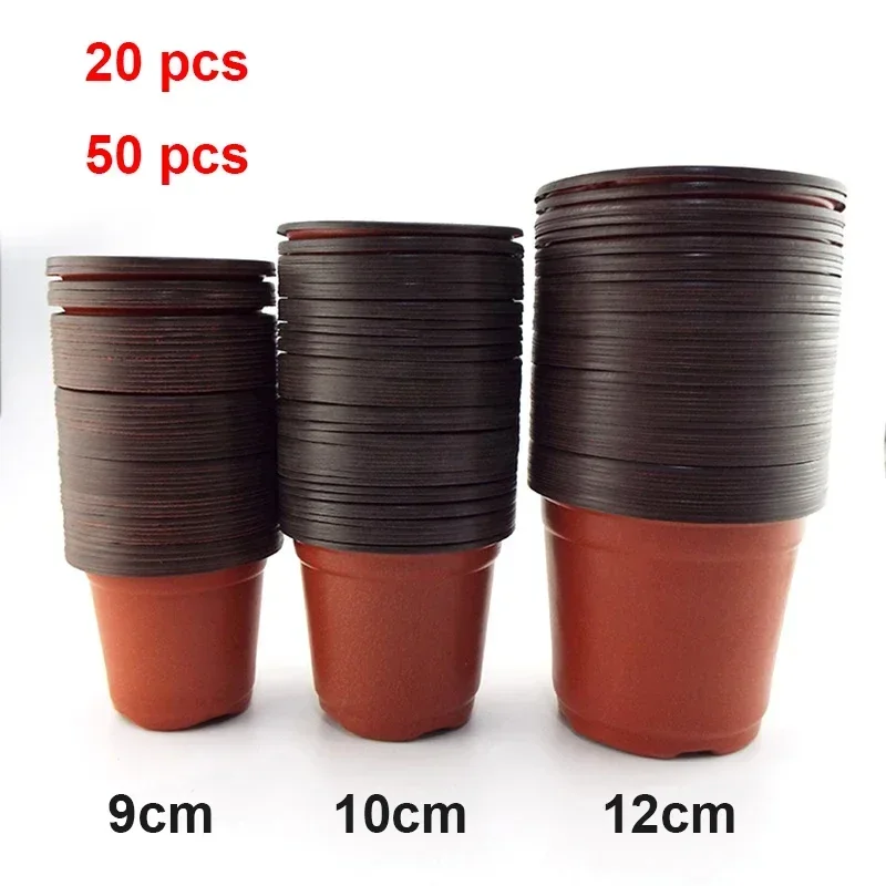 Blumentopf Kunststoff Wachsen Box Herbst Beständig Tablett Für Haus Garten Pflanzen Kindergarten Tasse Transplantation Blume Blumentöpfe D4