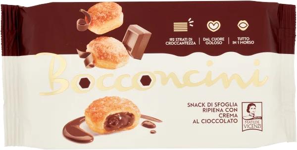 Bocconcini 100g Schokoladen-Creme-Kuchen-Vicenzi