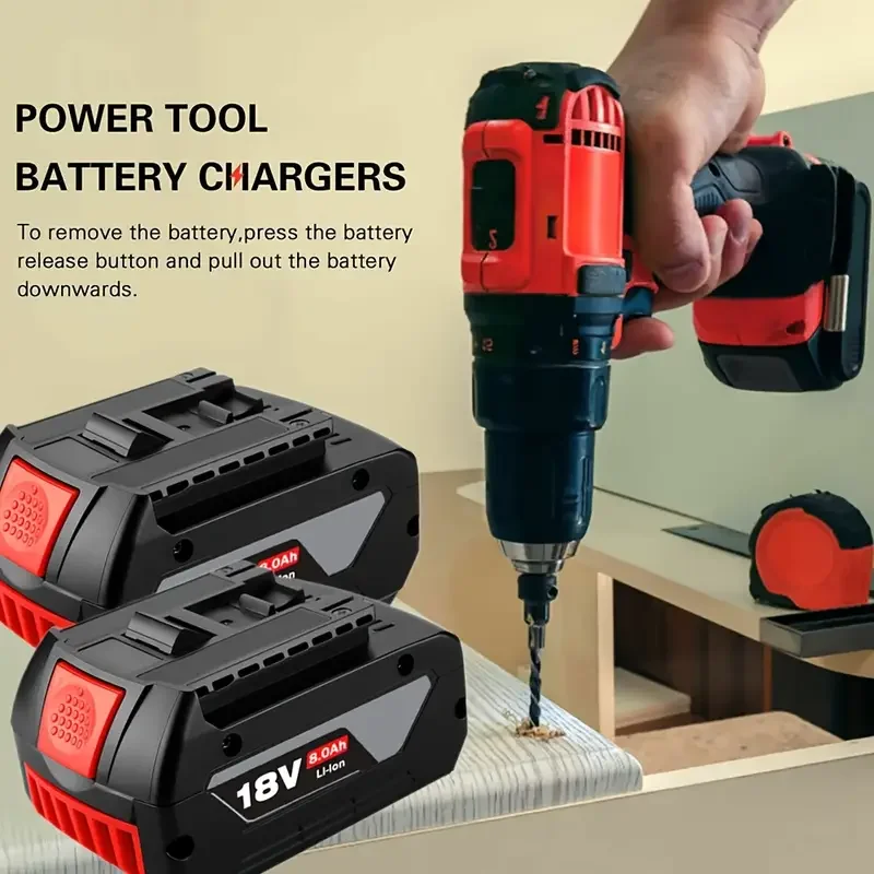 Akumulator 18V 8.0Ah do Bosch 18V 6.0AH, zamiennik przenośny do GBA GSR GSB BAT618 BAT609 BAT620
