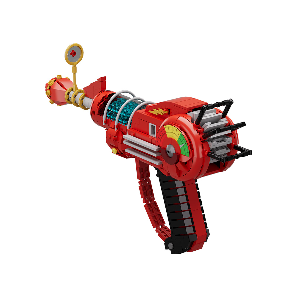 Gorbicks MOC Red Call of Duty Ray Gun Modell Bricks DIY Spiel Bausteine Kit Requisiten Spielzeug Für Geburtstag Geschenke