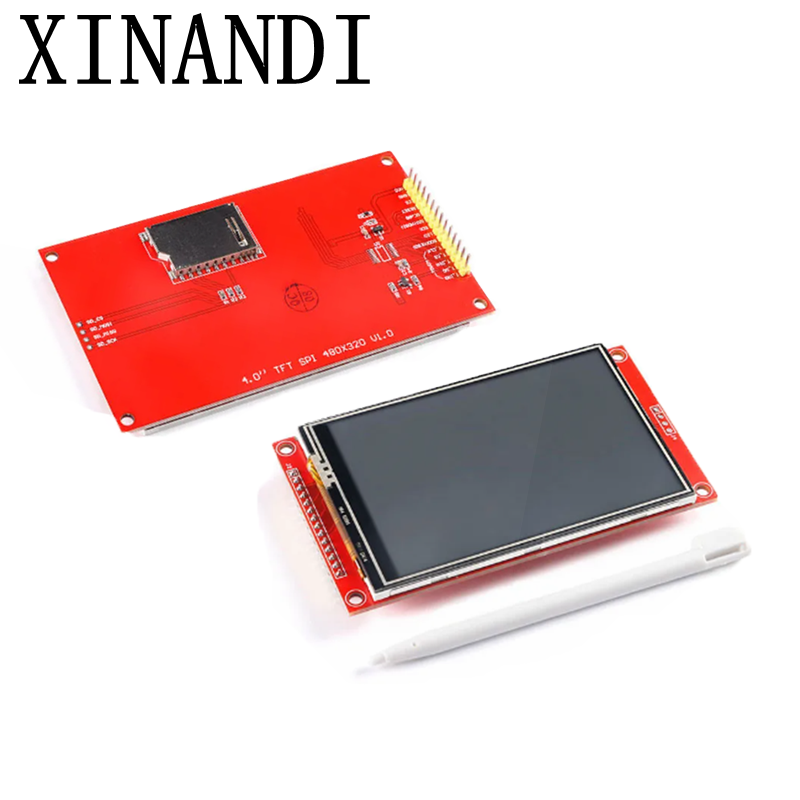 Módulo de exibição de toque colorido, SPI TFT LCD, 1.44, 1.8, 2.0, 2.2, 2.4, 2.8, 3.2, 3.5, 4.0 ", ILI9341, ILI9488, 480x320, movimentação 240x320