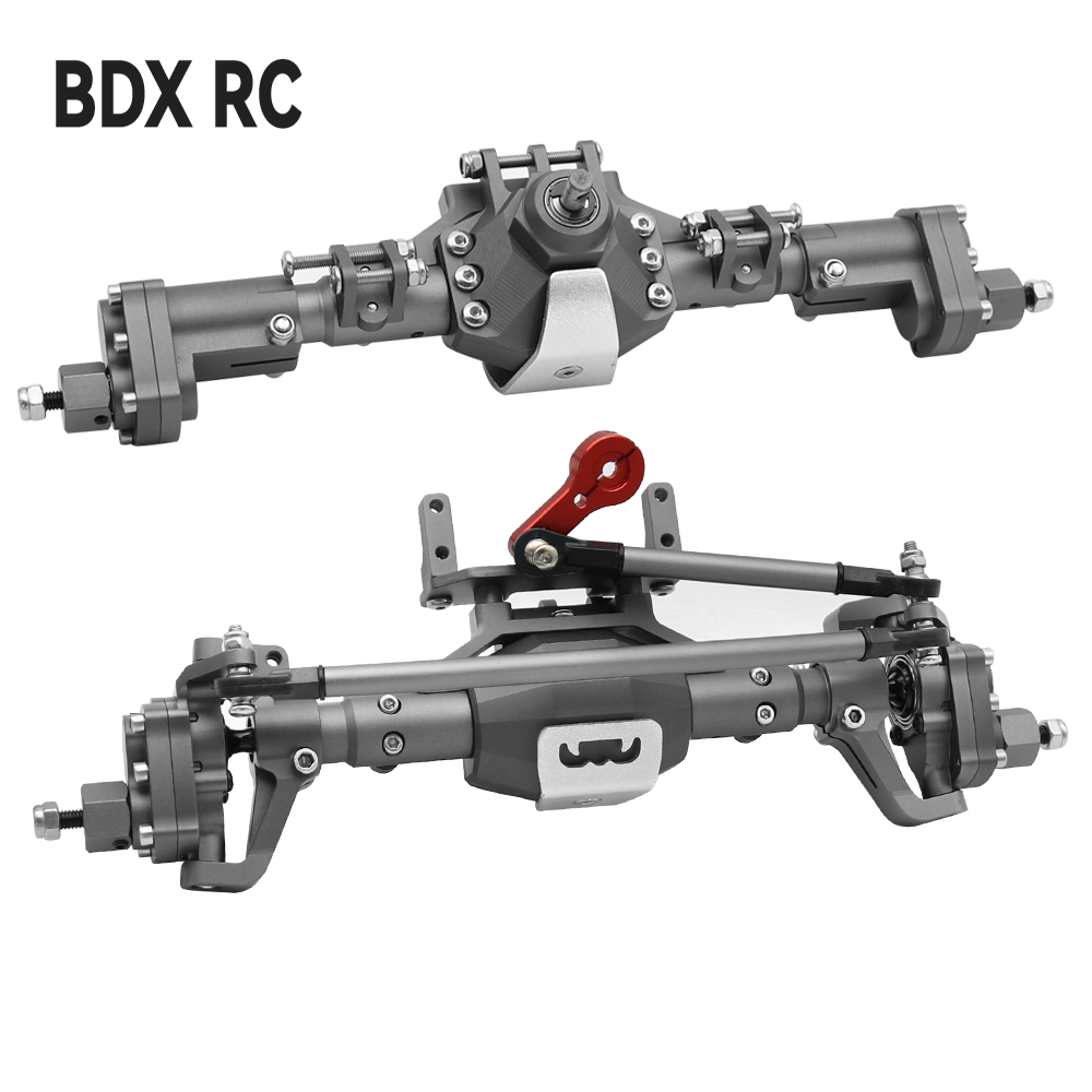 Nuovo CNC Lavorato In Lega di Alluminio Asse Portale Anteriore e Posteriore per 1/10 RC Crawler Auto Axial SCX10 II 90046 90047 Redcat GEN8 RGT