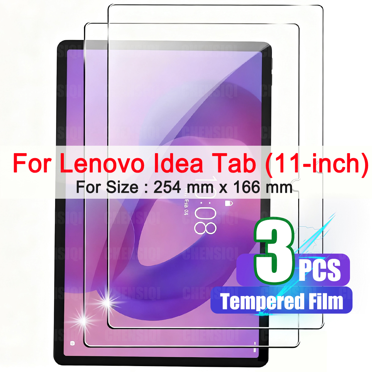 Для Lenovo Idea Tab 11 "2025 (11-дюймовый) TB336FU TB336ZU Защитная пленка для экрана HD Clear 2.5D Radian Edge Защитная пленка из закаленного стекла