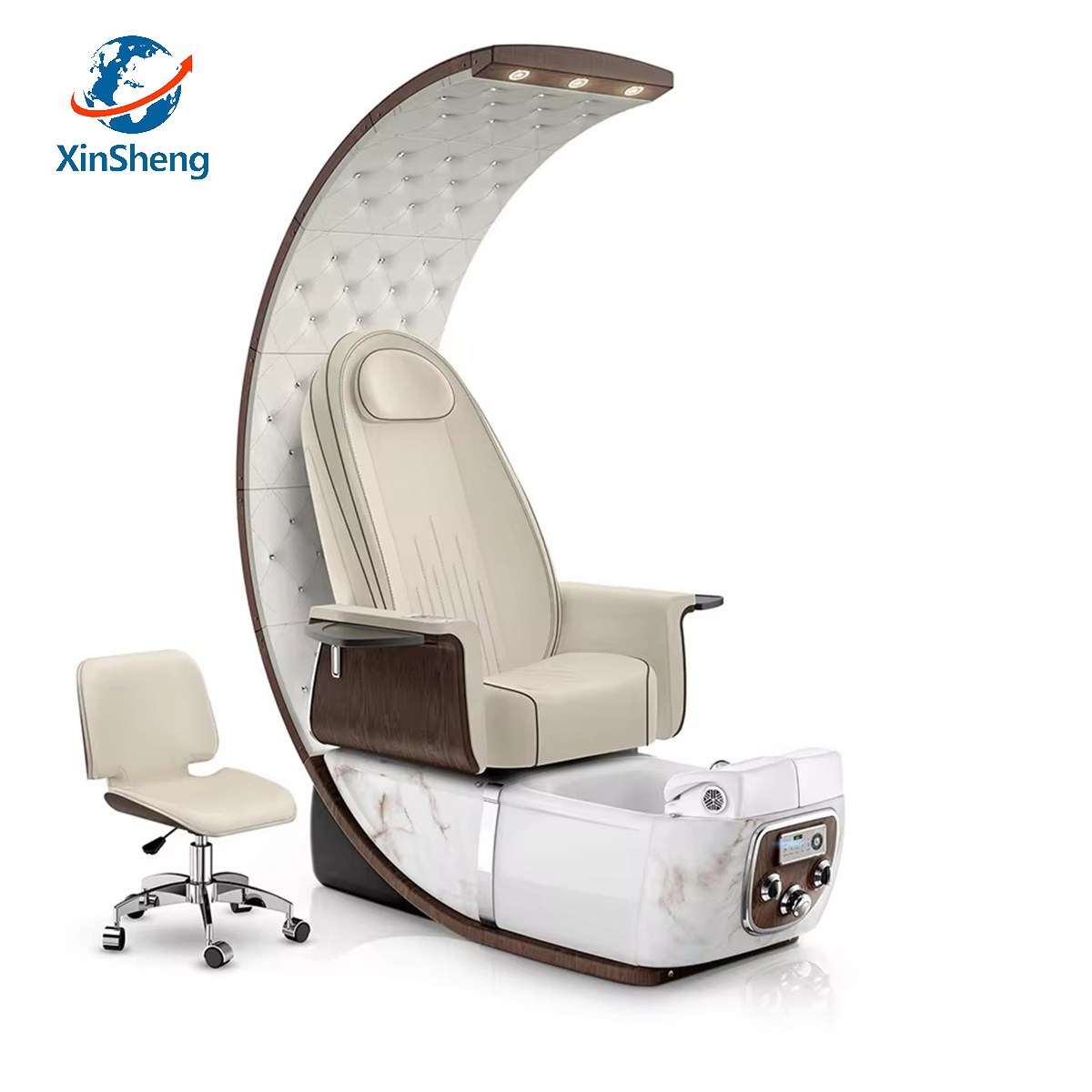 Xinsheng cadeira de pedicure cadeiras de salão spa móveis silla para pedicura cadeira de massagem profissional esteticista equipamentos de beleza