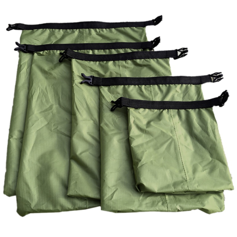 Bolsa seca impermeable para acampar, senderismo a la deriva, natación, Rafting, kayak, río, Trekking, paquete de almacenamiento al aire libre, 5 uds.