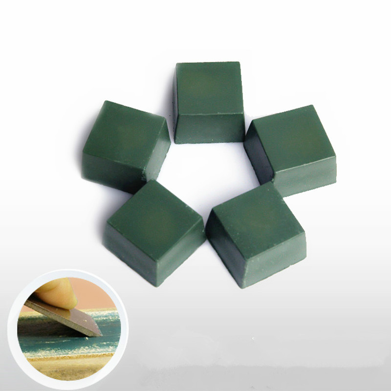 1Pc DIY Abrasives Paste Polishing Paste Green Alumina Fine Abrasive Buff Metal Jewelry Knife Blade Compound Polishing 30g 30x30
