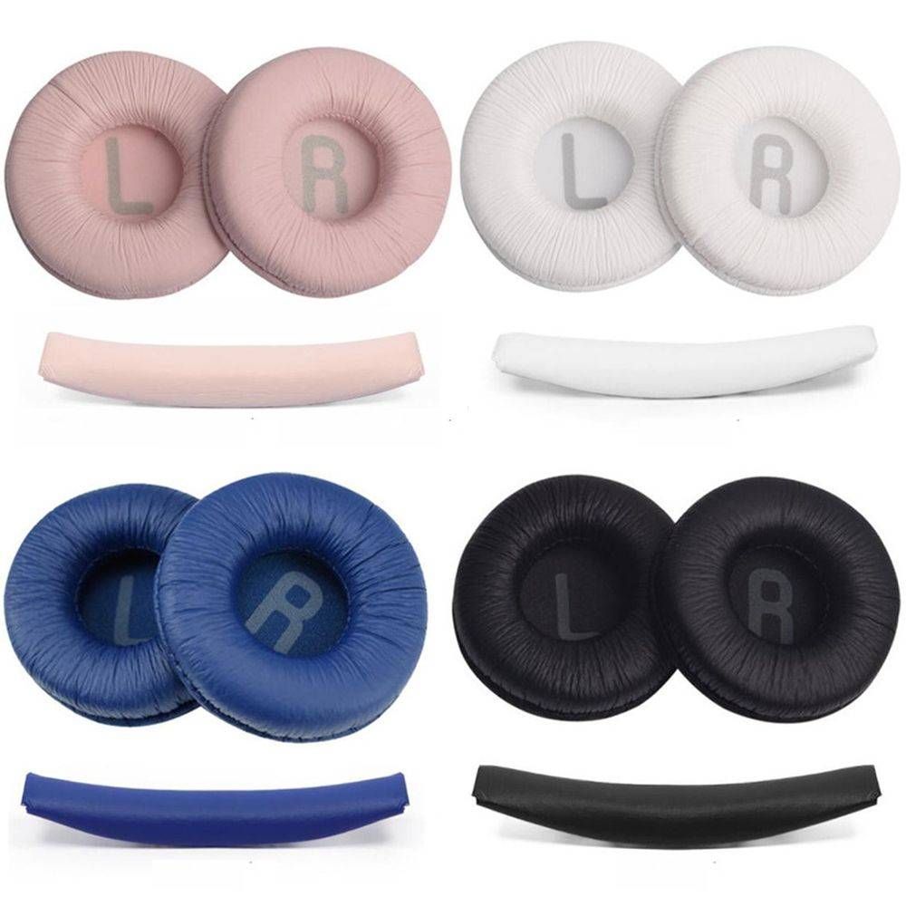 1Pair 70mm Replacement Earpads For JBL T450BT T500BT Tune600 660 510BT Ear Cushions Pad Covers Top Headband Headphone Headset