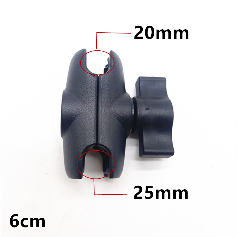 Aluminium Dubbele Socket Arm voor RAM Mounts 6 cm 9 cm 15 cm Camera Verlengarm 20mm-1 "Balhoofd Mount Adapter Pole