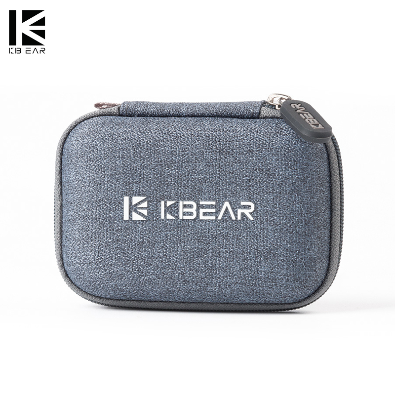 KBEAR высококачественный тканевый чехол, аксессуары для наушников, гарнитуры, портативный чехол для наушников, сумка для хранения с наушниками TRI I3 Pro IEM