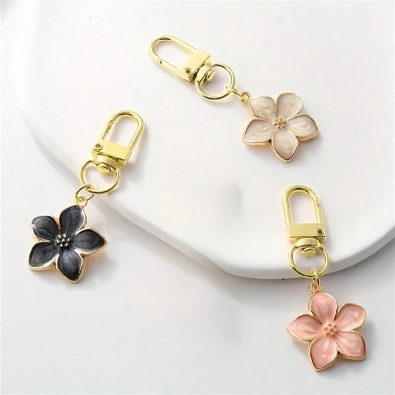 Weißer Birnblüten-Schlüsselanhänger, niedliche Accessoires, Schlüsselanhänger für Paare, passende Schlüsselanhänger, Anhänger, Großhandelsartikel für Boutiquen