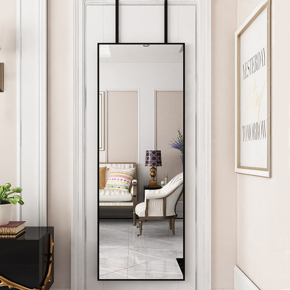 【Breeins】Metal Frame Over the Door Full Length Mirror Multi Color Size Bedroom Livingroom Bathroom Home Decoration