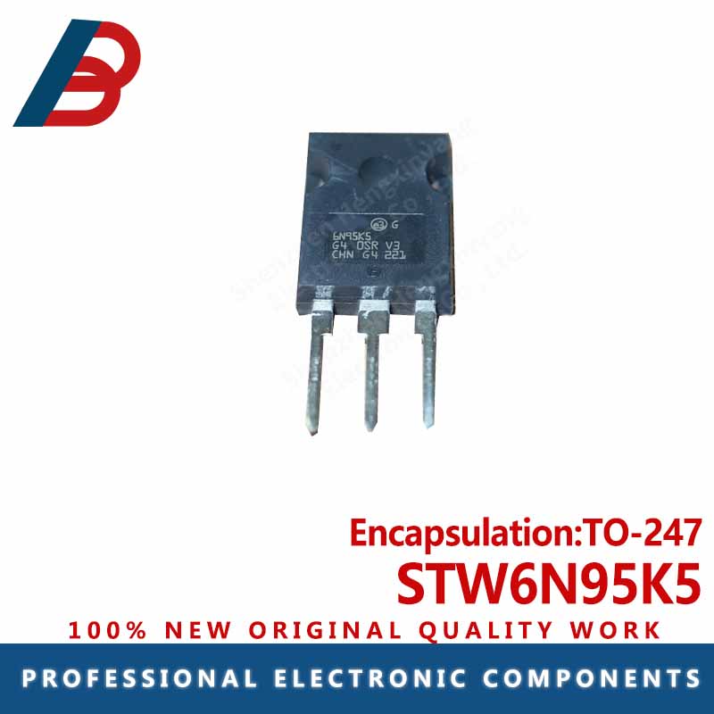 5 piezas STW6N95K5, empaquetado con TO-247 MOS FET 6A950V