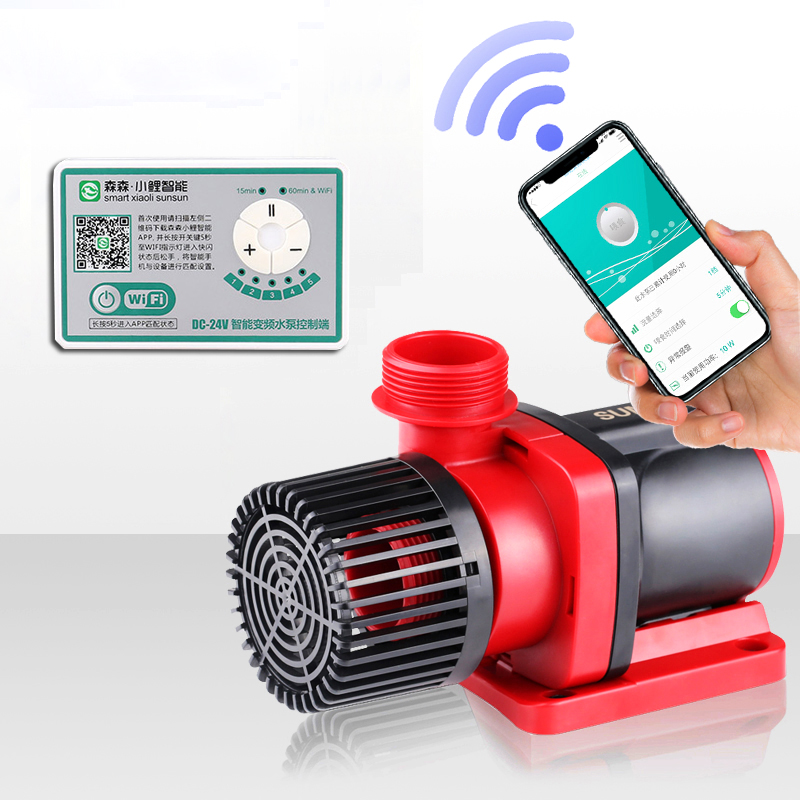 WiFi Controlável DC Water Pump, Bomba de Circulação para Fish Tank Marine Reef Kio Pond, 24V, JDP-3500Q JDP-6000Q JDP-10000Q