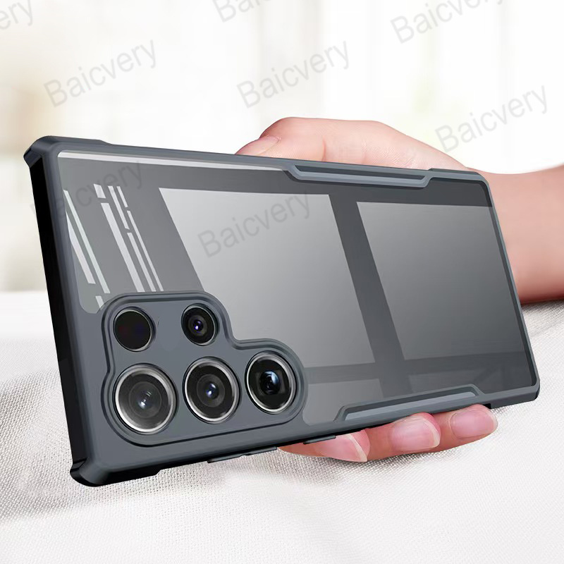 Capas untuk ITEL S25 penutup lensa pelindung cangkang belakang akrilik antijatuh sangat jernih