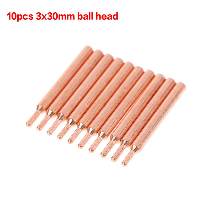 10/5 Stuks 2025 Nieuwe 18650 Handheld Spot Tips Lasser Kleine Lithium Batterij Spot Lasser Pen Koper puntlassen Naald Elektrode Hoofd