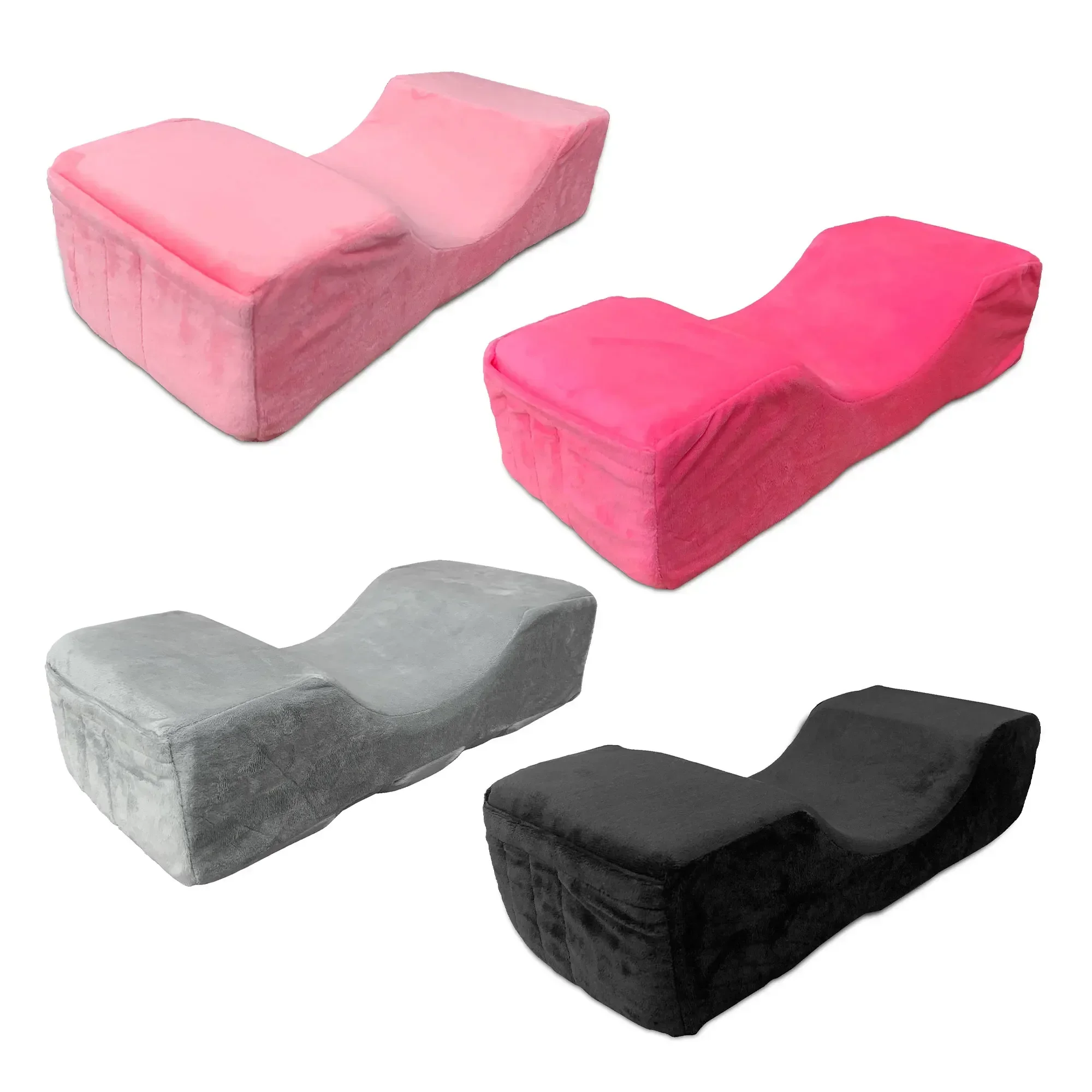1pcLash bantal penopang leher bulu mata lembut bantal sulam bulu mata busa memori ekstensi bulu mata dengan saku Salon Makeup