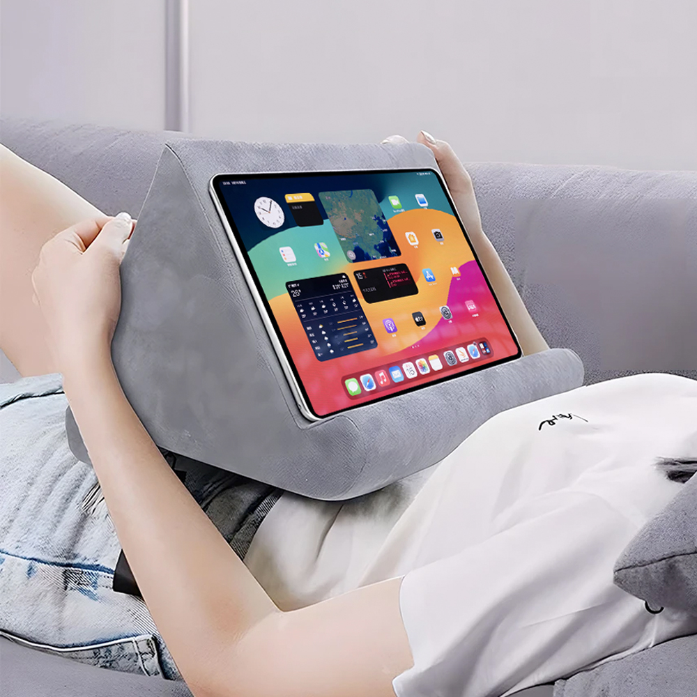 Esponja travesseiro tablet titular para ipad samsung huawei xiaomi tablet titular suporte do telefone móvel travesseiro multi-ângulo suporte de leitura