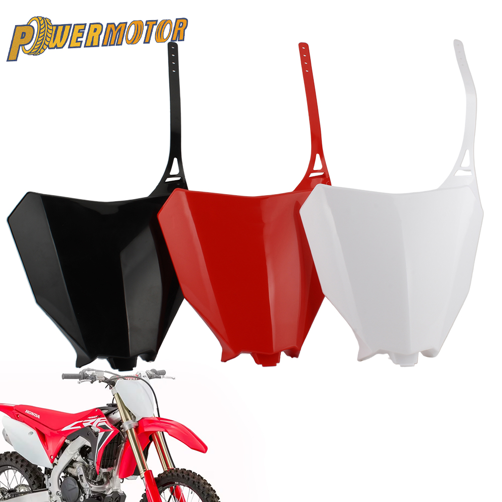 Przednia tablica rejestracyjna do motocykli Honda CRF250R CRF250RX CRF450R CRF450RX 2017-2020 CRF 250/450 RX Motocross
