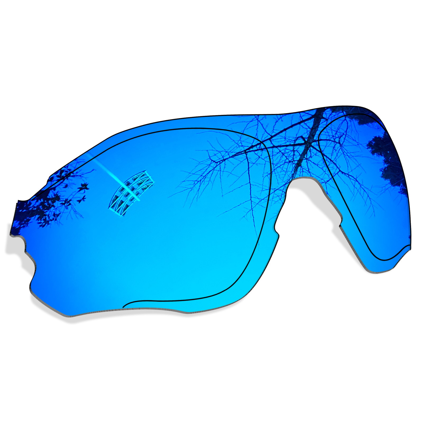 Lentes Bewake-substituição para oakley evzero path oo9308 oo9313-38 mm, óculos de sol, várias cores