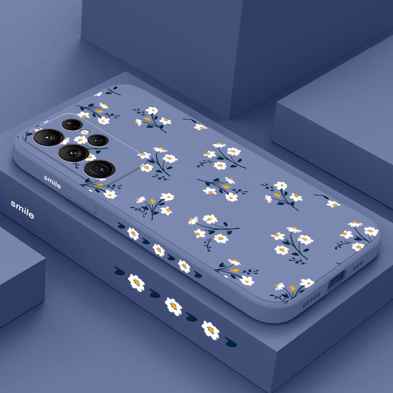 Custodia per telefono con fiori piacevoli per Samsung Galaxy S25 FE S24 S23 S22 S21 S20 S10 Ultra Plus Nota 20 Ultra 10 9 Plus Cover