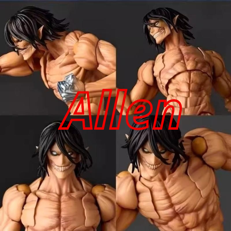Hot Anime Attack On Titan Allen Action Figure Articulated Collectible Model Anime Character Figurine Desktop Decor Gift For Fans