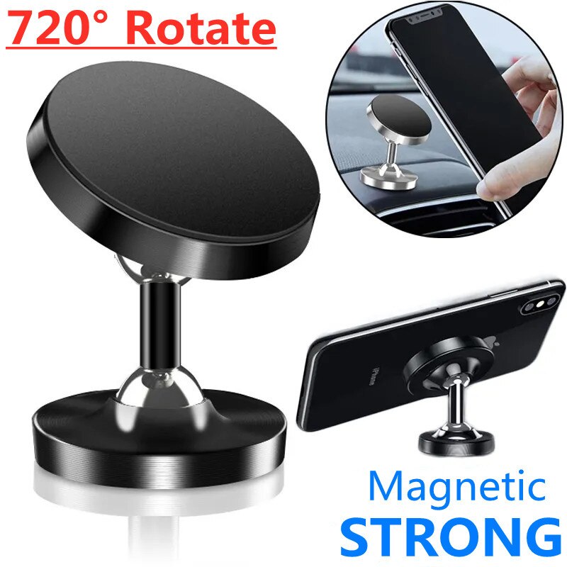 Supporto magnetico per telefono per auto Supporto per cruscotto Magnete Supporto per auto Supporto mobile per smartphone nella staffa per auto per iPhone Samsung Xiaomi