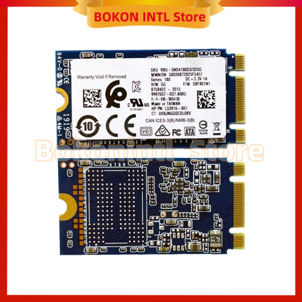 Original SSD 32G Solid State Drive M.2 NGFF 2242 Schnittstelle SATA Solid State Drive NEU für Kingston