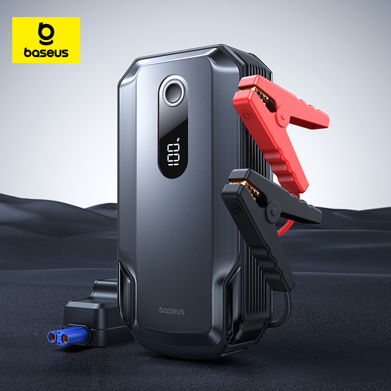 Baseus 2000A Auto Startkabels Powerbank 20000mAh 12V Autoaccu Noodstart Booster Apparaat voor Auto Benzine Diesel