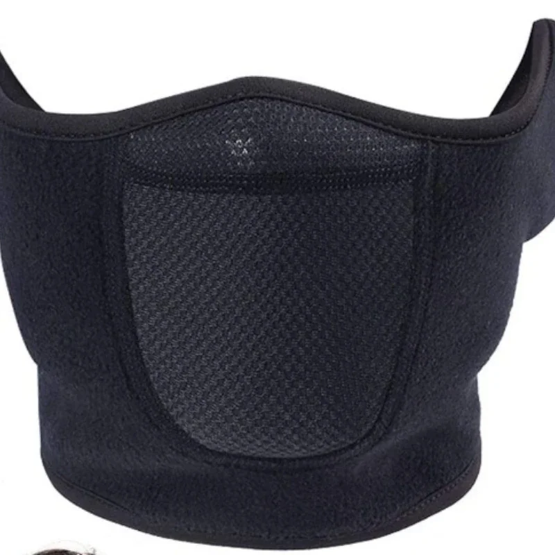 Inverno pescoço mais quente correndo máscaras faciais velo esqui ciclismo esporte máscara das mulheres dos homens snowboard quente pescoço capa cachecol orelha-capa