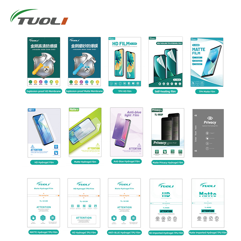 TUOLI แผ่นฟิล์ม Hydrogel แบบยืดหยุ่นโทรศัพท์แท็บเล็ตป้องกันหน้าจอขายร้อน HD Matte สําหรับ DEVIA เครื่องตัดอัจฉริยะ