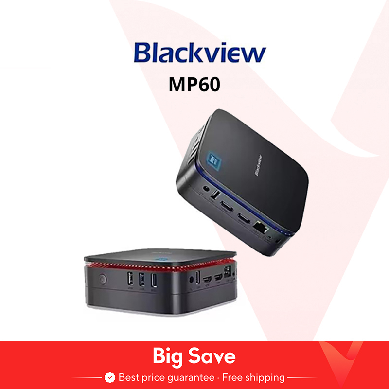 Blackview MP60 NUEVO 	 Mini PC ordenador Windows 11 16GB DDR4 512GB/1TB SSD Ordenador Intel N95 4K HD Doble HDMI Dual-Band 2.4G