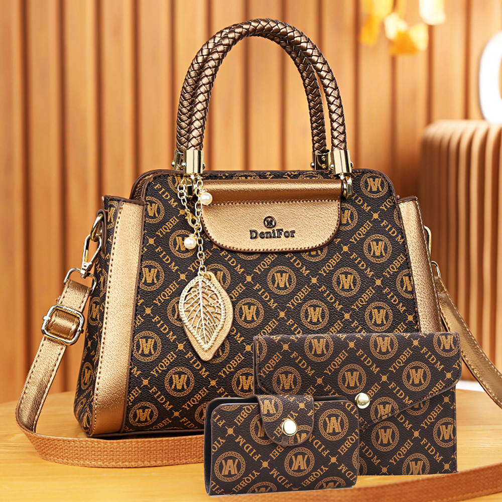 Tas tangan wanita elegan, tas tangan wanita motif trendi Eropa dan Amerika, tas kantor profesional, kualitas tinggi dan modis