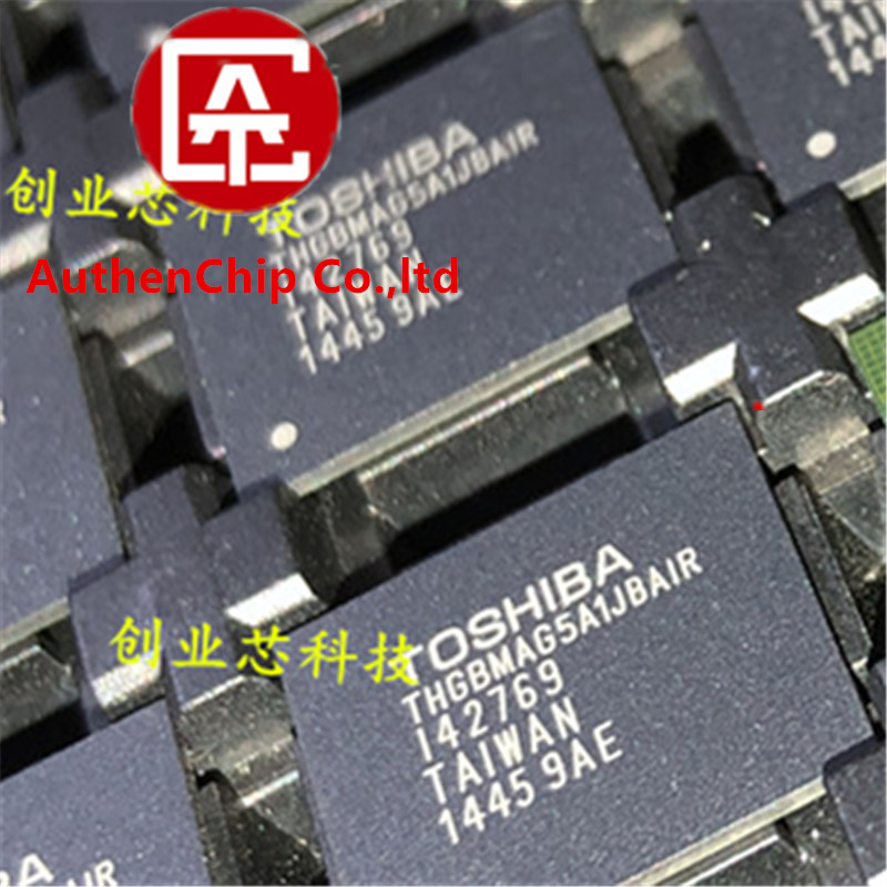 2-11個個100% 元祖新株式THGBMAG5A1JBAIR BGA153ボール4ギガバイトのemmcフォントメモリic