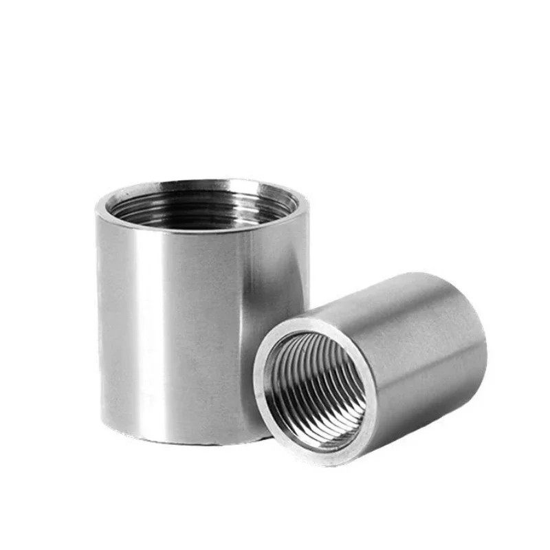 304 Acero inoxidable 1/8 "1/4" 1/2 "3/8" 3/4 "1" 1-1/4 "1-1/2" BSP accesorios de tubería roscados hembra conector de gas de agua adaptador jointer
