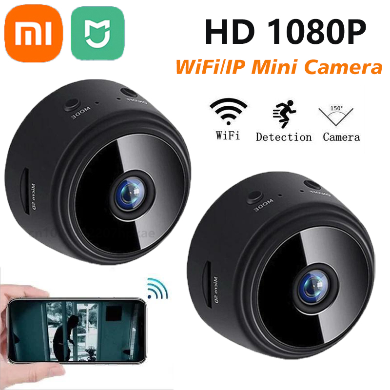 Xiaomi Mijia A9 Mini Camera Wifi 1080P HD Draadloze beveiligingsmonitor voor thuis Nachtversie Video Remote Intelligente camcorders