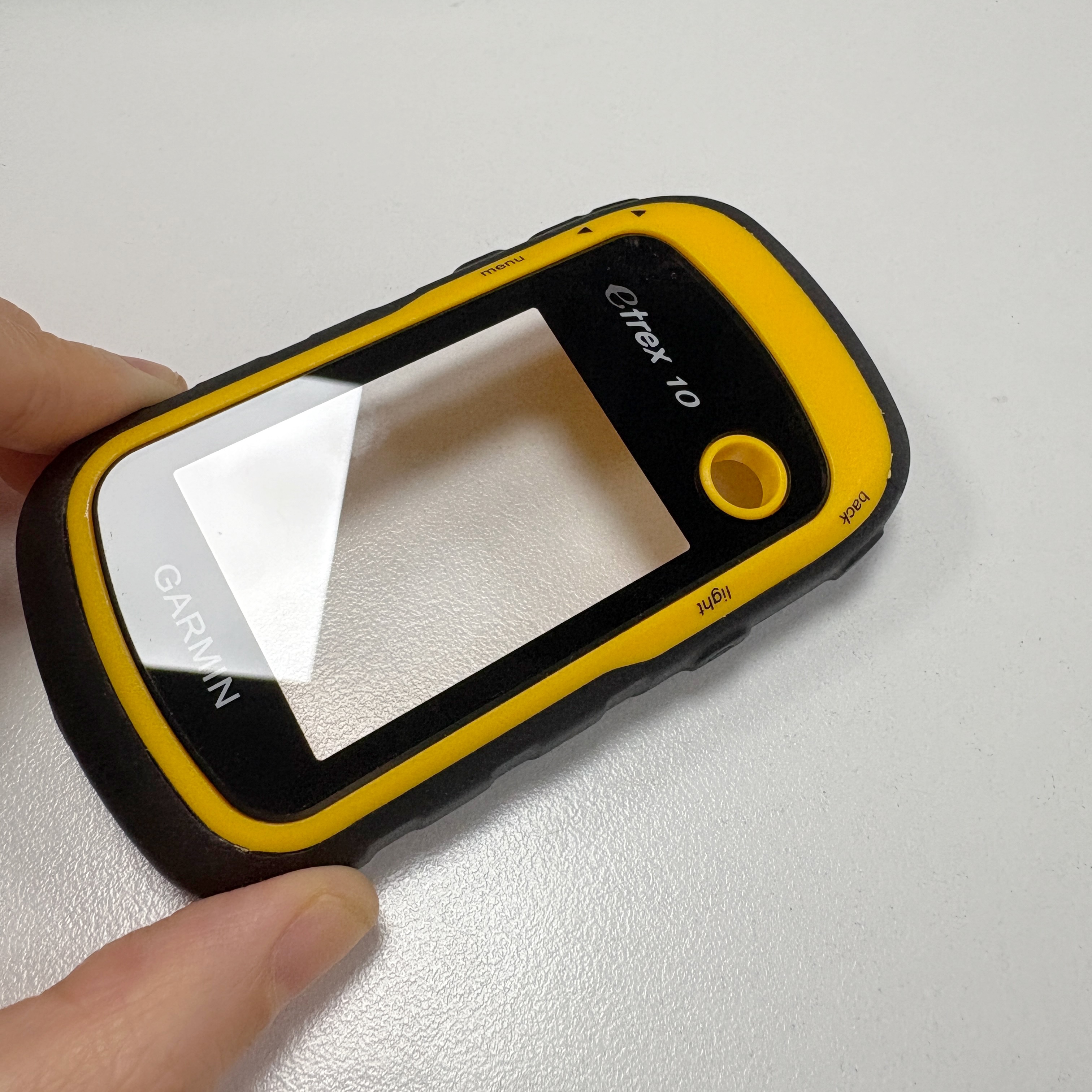 Für Etrex 10 Etrex 10 Vordere Abdeckung GSP Handheld Teil Reparatur Glas Panel Mit Gelb Gehäuse Shell