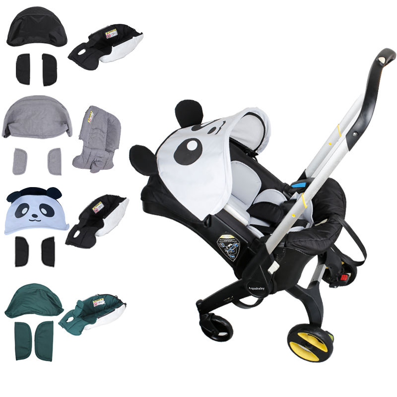 4in 1 assento de carro carrinho de criança acessórios doona substituição kit capa dossel pára-sol almofada do assento ombro almofadas doona acessórios