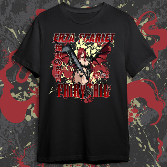 Erza Scharlaken Anime T Shirt Graphics T-Shirt Voor Anime Lover Alle Maten Katoen
