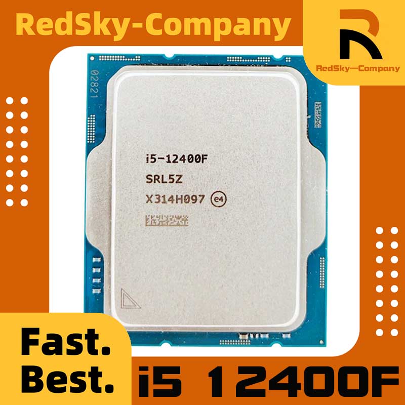 Core i5 12400F, 2,5 ГГц, 6-ядерный, 12-поточный процессор LGA 1700