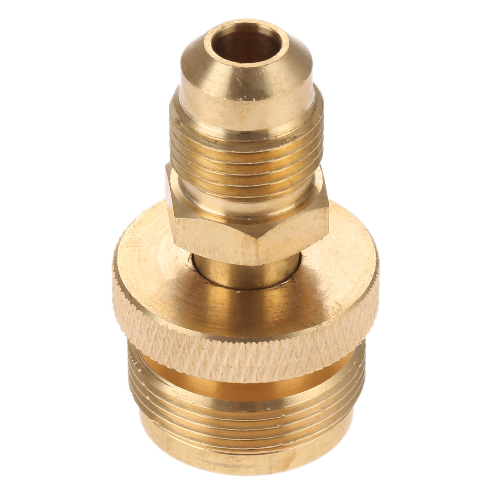 1lb tanque propano canister regulador adaptador para 3/8 "masculino flare acampamento grill fogão peças para aquecedores, queimador, fogão, fogueira