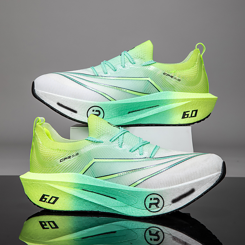 Scarpe da Corsa Marathon Uomo Donna con Piastra in Carbonio Traspiranti Leggere Comode Sneaker Atletiche Casual per Sport all'Aperto Nuove