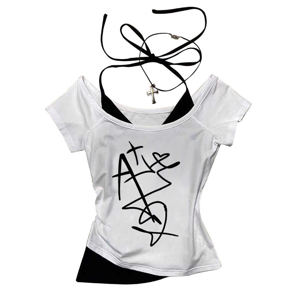 เสื้อยืด Alien Stage สำหรับวัยรุ่น คลาสสิค พาสเทล อนิเมะ คาวาอี้ ยุค 80 ลายกราฟิก วัฒนธรรมป๊อป ฮิปฮอป กอธิค ฮาราจูกุ อนิเมะ