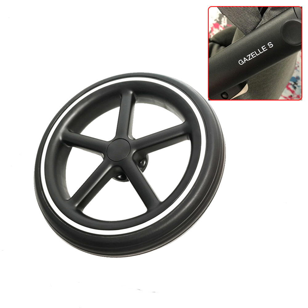 Rueda trasera para cochecito Cybex Gazelle S, rueda trasera con cubo, neumático, rodamiento y eje, rueda para cochecito de bebé, accesorios de repuesto