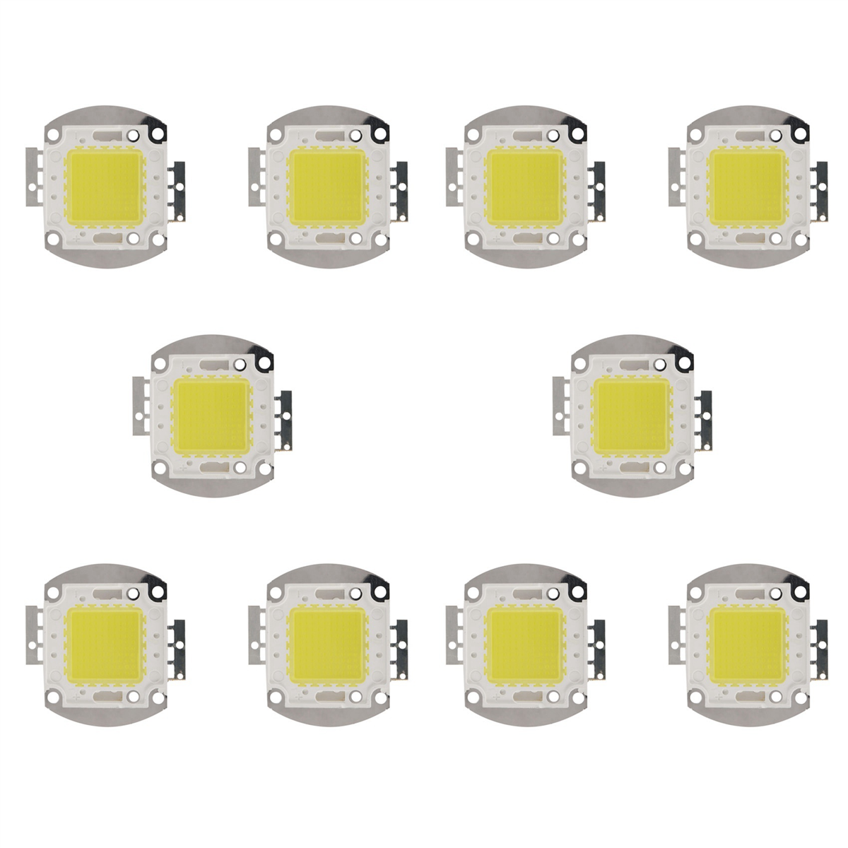 BAAU 10X DC 32 - 34V 100W 7500 6500K ハイパワー LED 電源インジケータライトチップ - ホワイト