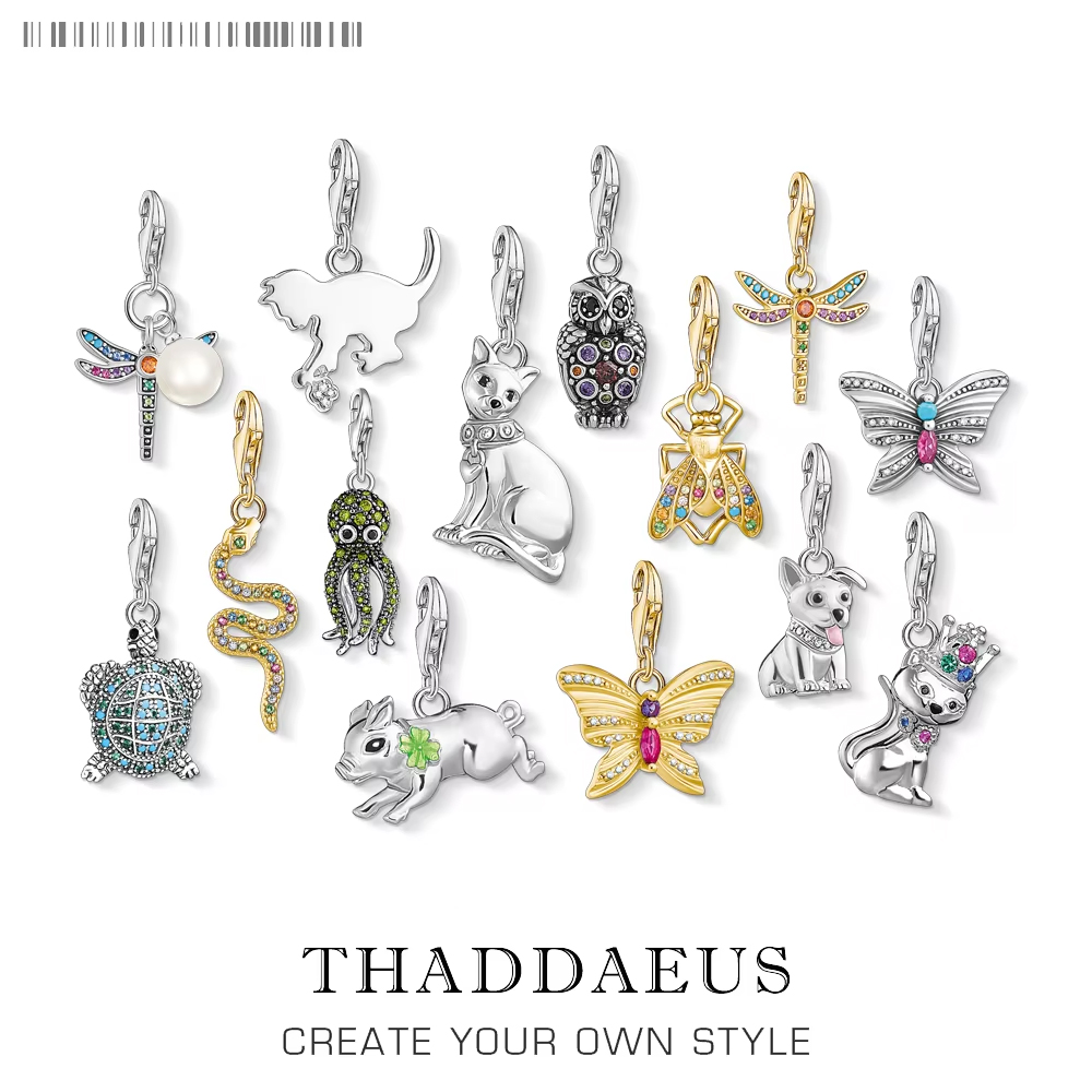 Dragonfly Cat Snake Butterfly Pig Owl Dog Fly Octopus Bee Brand New Cartoon Club Pendant Charm For Women Men